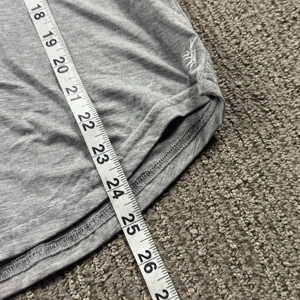 Cozy Earth Womens S Bamboo Stretch Knit Long Sleeve Pajama Top Grey - Picture 3 of 6